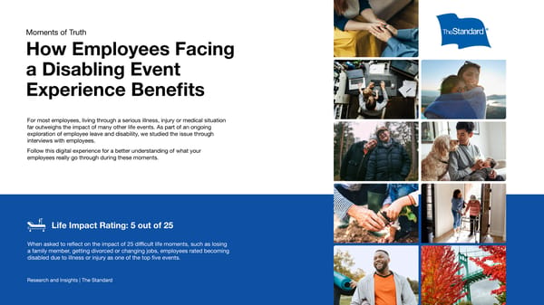 Moments of Truth How Employees Facing a Disabling Event Experience Benefits - Page 1